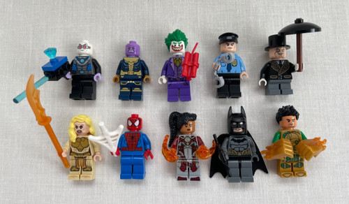 Lego minifigures superheroes - minifigures,